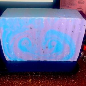 Cotton Candy Swirl Handmade Soap: Lavender, Coconut, Mint, Oatmeal
